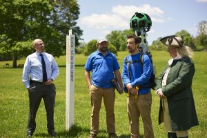 The launch of the Google Trekker project in Fairmount Park Belmont Plateau May 16, 2016